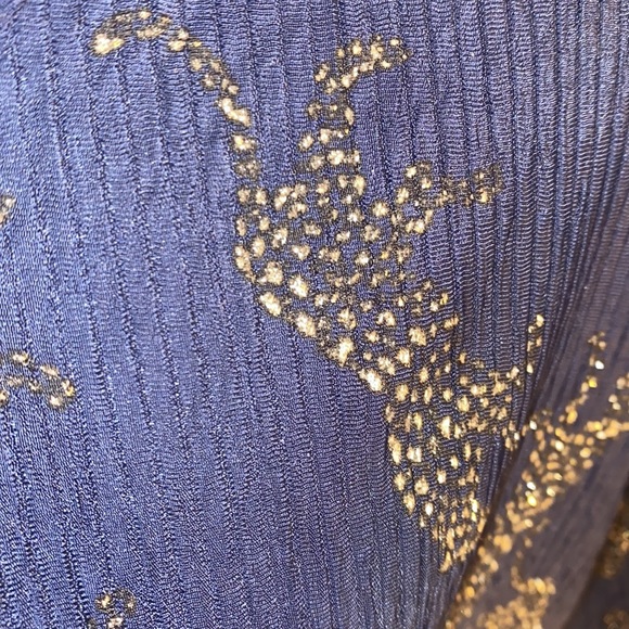 Ruby Red navy blue with sparkly cheetahs size 1X. - Picture 4 of 6